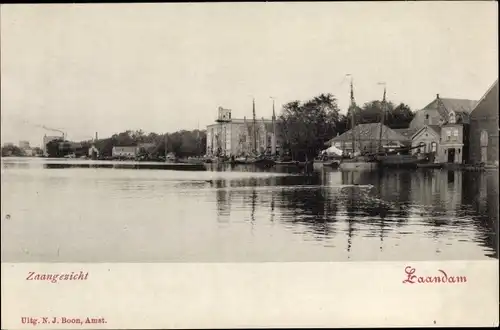 Ak Zaandam Zaanstad Nordholland, Zaangezicht