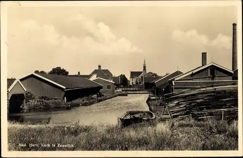 Ak Zaandijk Nordholland, Ned. Herv. Kerk