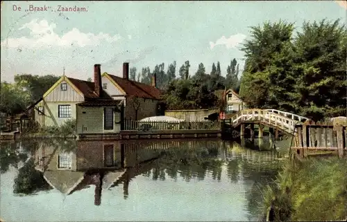 Ak Zaandam Zaanstad Nordholland, De Braak