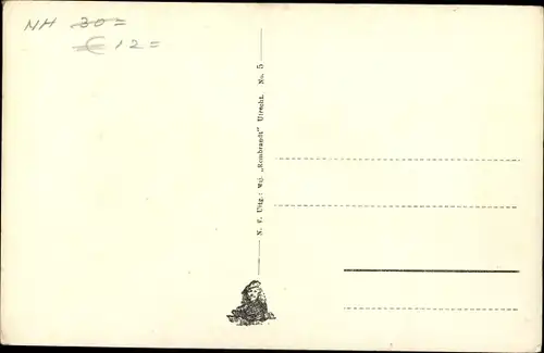 Ak Zaandam Zaanstad Nordholland, Oostzijde