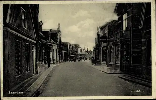 Ak Zaandam Zaanstad Nordholland, Zuiddijk