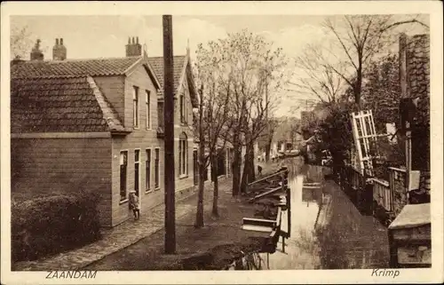 Ak Zaandam Zaanstad Nordholland, Krimp