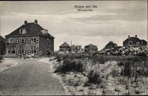 Ak Bergen aan Zee Nordholland Niederlande, Dorpsgezicht