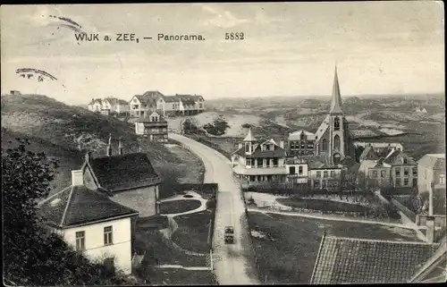 Ak Wijk aan Zee Beverwijk Nordholland Niederlande, Panorama