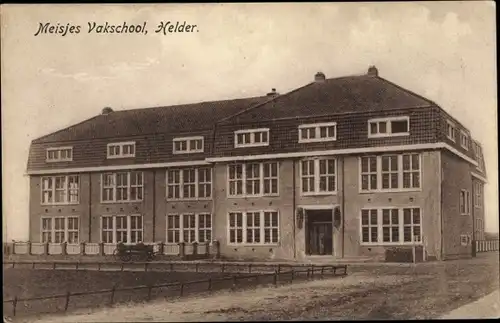 Ak Den Helder Nordholland Niederlande, Meisjes Vakschool