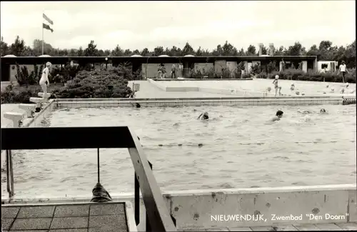 Ak Nieuwendijk Nordbrabant, Zwembad Den Doorn