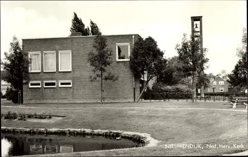 Ak Nieuwendijk Nordbrabant, Ned. Herv. Kerk