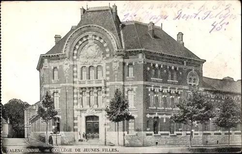 Ak Valenciennes Nord, College de Jeunes Filles