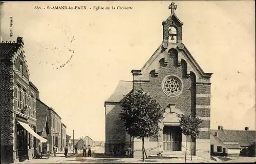 Ak Saint Amand les Eaux Nord, Eglise de la Croisette
