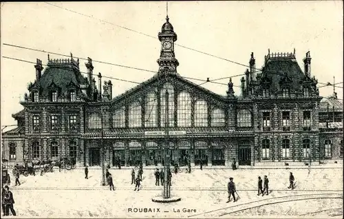 Ak Roubaix Nord, La Gare