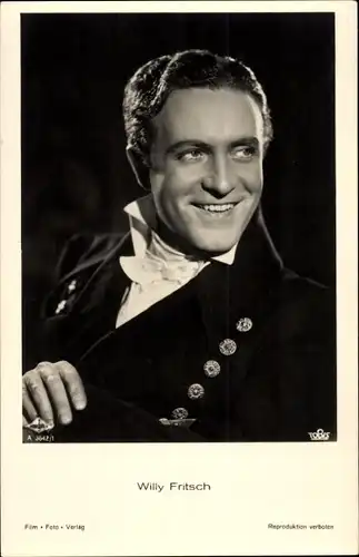 Ak Schauspieler Willy Fritsch, Portrait