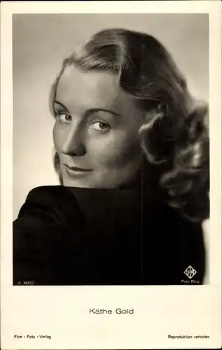 Ak Schauspielerin Käthe Gold, Portrait