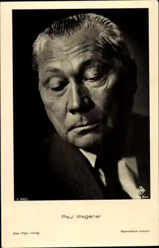Ak Schauspieler Paul Wegener, Portrait