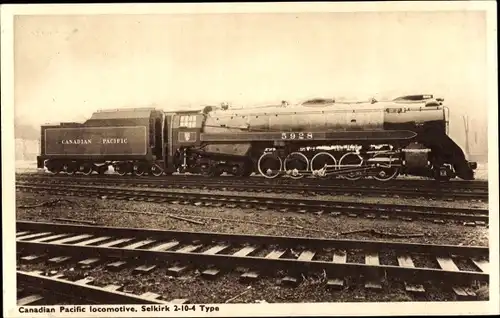 Ak Canadian Pacific Railway, Locomotive Selkirk 2-10-4 Typem 5928