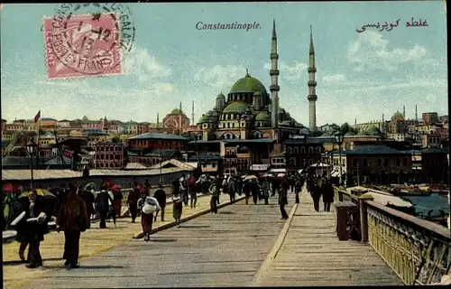 Ak Istanbul Konstantinopel Türkei, Nouveau Pont