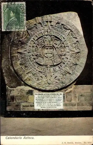 Ak Mexiko, Calendatio Azteca