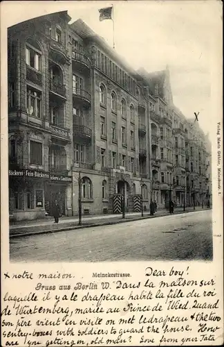 Ak Berlin Wilmersdorf, Meinkestraße, Bäckerei