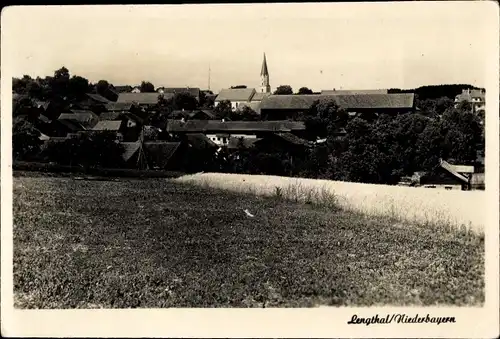 Ak Lengthal Moosthenning Dingolfing in Niederbayern, Teilansicht