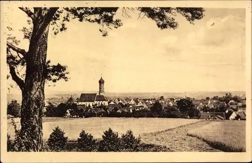 Ak Jettingen Scheppach in Schwaben Bayern, Panorama