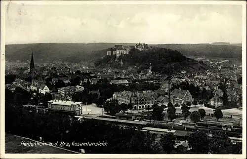 Ak Heidenheim an der Brenz Württemberg, Gesamtansicht