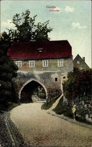 Ak Görlitz in der Lausitz, Finstertor