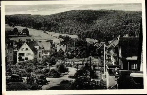 Ak Oberschlema Bad Schlema im Erzgebirge, Teilortsansicht