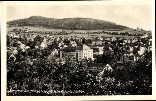 Ak Oberschlema Bad Schlema im Erzgebirge, Radiumbad, Teilortsansicht