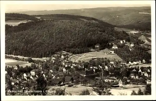 Ak Oberschlema Bad Schlema im Erzgebirge, Panorama