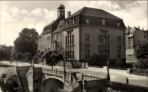 Ak Auerbach im Vogtland Sachsen, Geschwister-Scholl-Schule