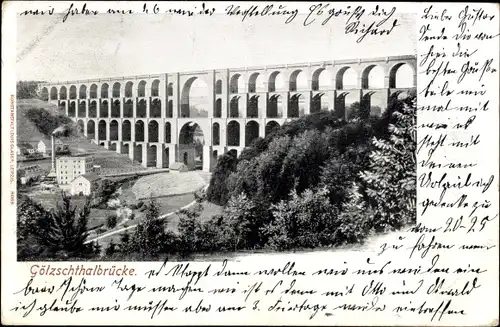 Ak Mylau Reichenbach im Vogtland, Göltzschtalbrücke