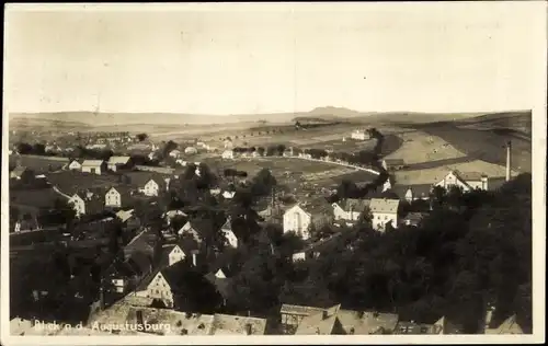 Ak Oederan Sachsen, Blick nach der Augustusburg