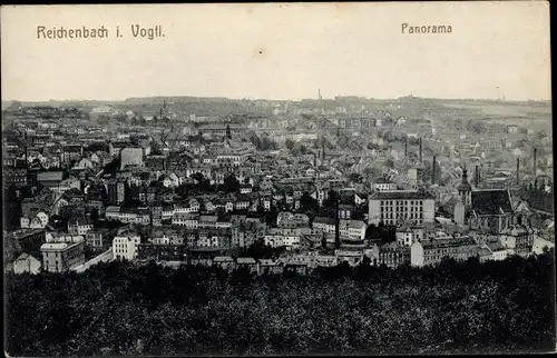 Ak Reichenbach im Vogtland, Panorama
