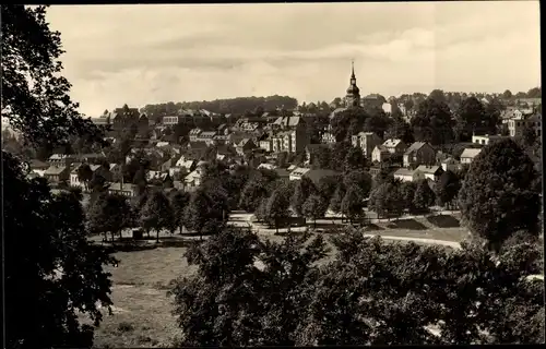 Ak Treuen im Vogtland, Ortsansicht, Kirche