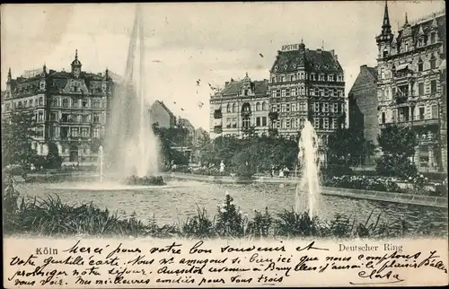 Ak Köln am Rhein, Deutscher Ring