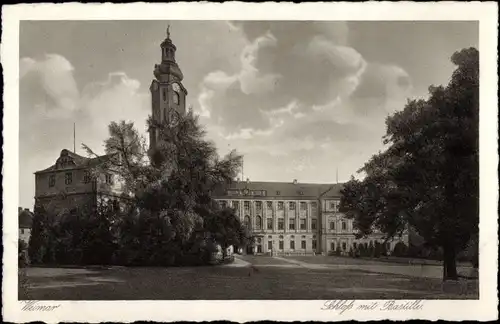 Ak Weimar in Thüringen, Schloss mit Bastille