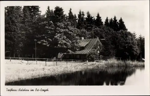 Ak Holzhau Rechenberg Bienenmühle Erzgebirge, Jugendherberge Torfhaus