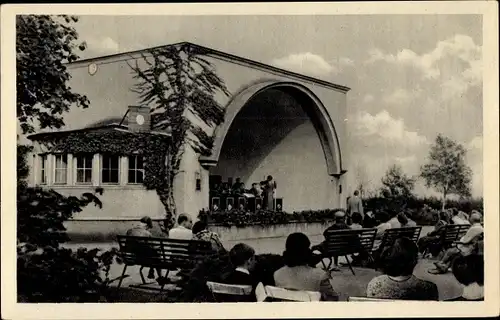 Ak Ostseebad Zinnowitz auf Usedom, Musikpavillon