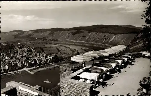 Ak Zell an der Mosel, Marienburg, Berghotel, Panorama