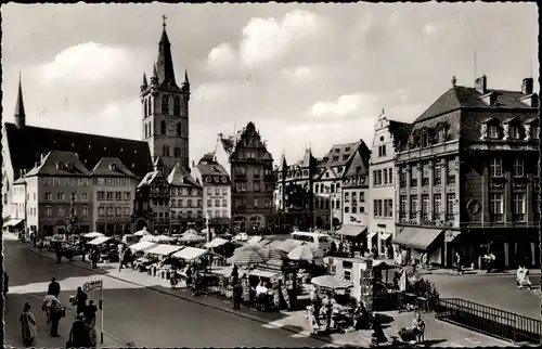 Ak Trier an der Mosel, Hauptmarkt, Kirche