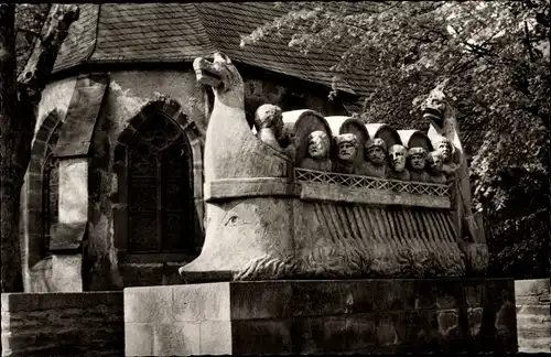 Ak Neumagen an der Mosel, Römisches Weinschiff