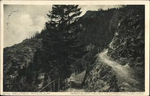 Ak Aitern im Schwarzwald, Badischer Belchen, Neuer Hochkelchfelsenweg