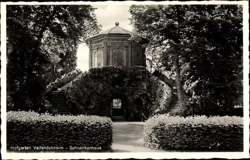 Ak Veitshöchheim in Unterfranken, Hofgarten, Schneckenhaus