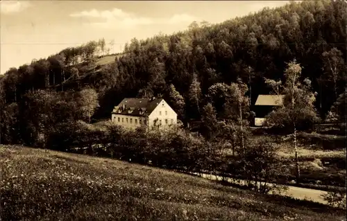 Ak Wolkenstein im Erzgebirge, Ferienheim Waldmühle