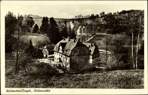 Ak Wolkenstein im Erzgebirge, Hüttenmühle