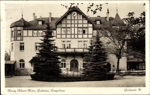 Ak Gelenau im Erzgebirge, König-Albert-Heim, Gebäude B