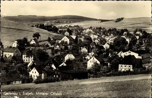 Ak Gelenau im Erzgebirge, mittlerer Ortsteil