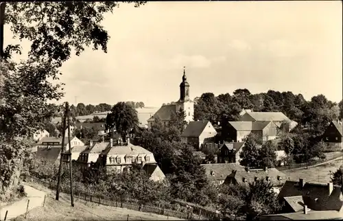 Ak Leubsdorf in Sachsen, Blick zum Ort