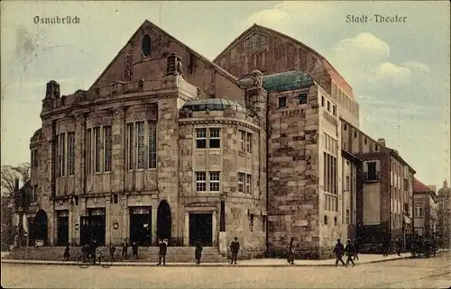 Ak Osnabrück in Niedersachsen, Stadt-Theater
