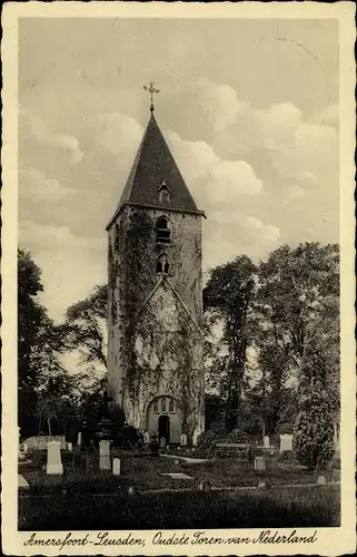 Ak Amersfoort Leusden Utrecht Niederlande, Oudste Toren van Nederland