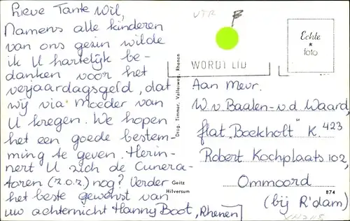 Ak Rhenen Utrecht, Cuneratoren